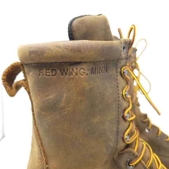 Red‎ Wing 2219 Logger Max Waterproof Vibram Sole Leather Work Boots Mens 9D main image 5